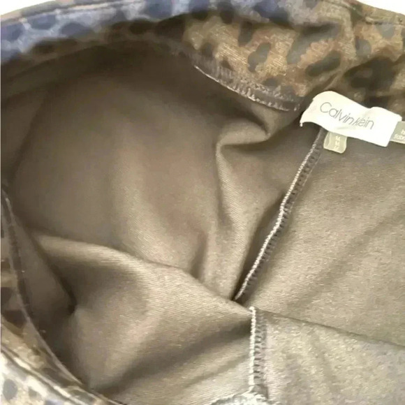 Calvin Klein Animal Print Slacks - Picture 5 of 9